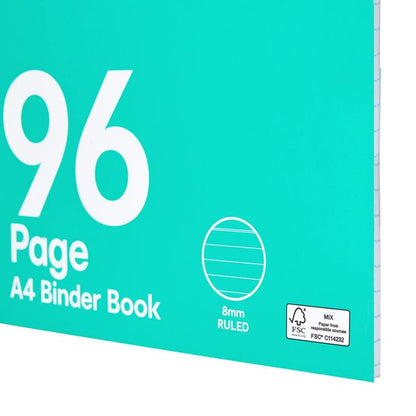 A4 Binder Book, 96 Pages - Anko