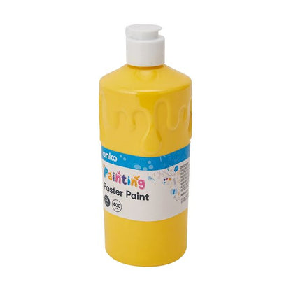 Poster Paint, Yellow - Anko