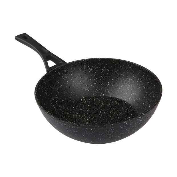Stone Blast Wok, 30cm - Anko