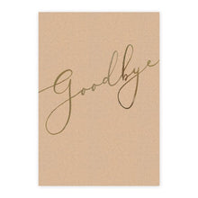 Hallmark Midi Colossal Goodbye Greeting Card - Gold Script