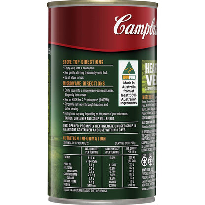 Campbell's Chunky Hearty Veg Soup 505g