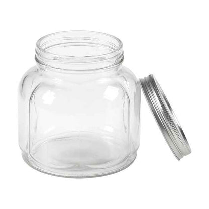 Fluted Jar, 700ml - Anko