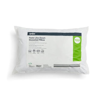 Medium Profile Gusseted Pillow - Anko