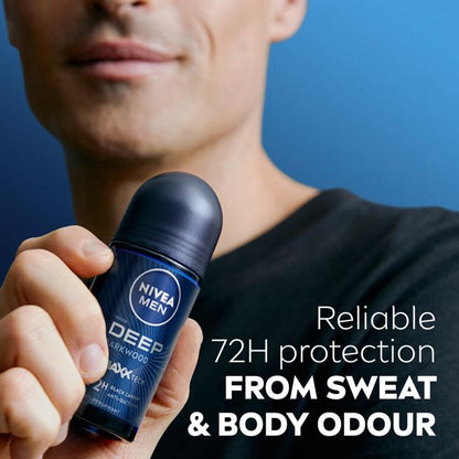 Nivea Men Deep Dry & Clean Feel Roll-On Anti-Perspirant