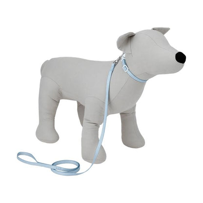 Dog Collar and Lead Set - Blue, Adjustable