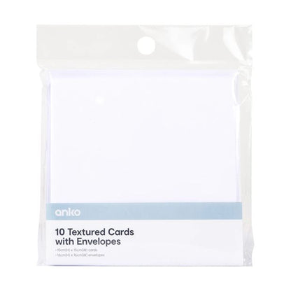 Textured Cards, 10 Pack - Anko