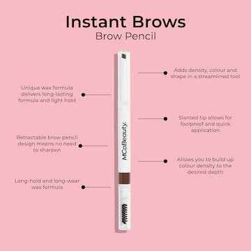 MCoBeauty Instant Brows Express Kit Medium To Dark 1.5g