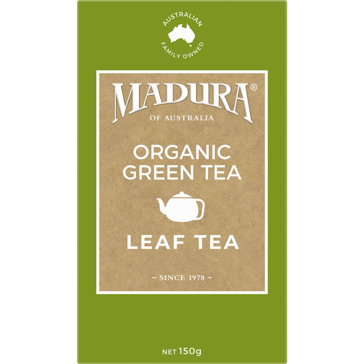 Madura Green Leaf Tea Organic 150g