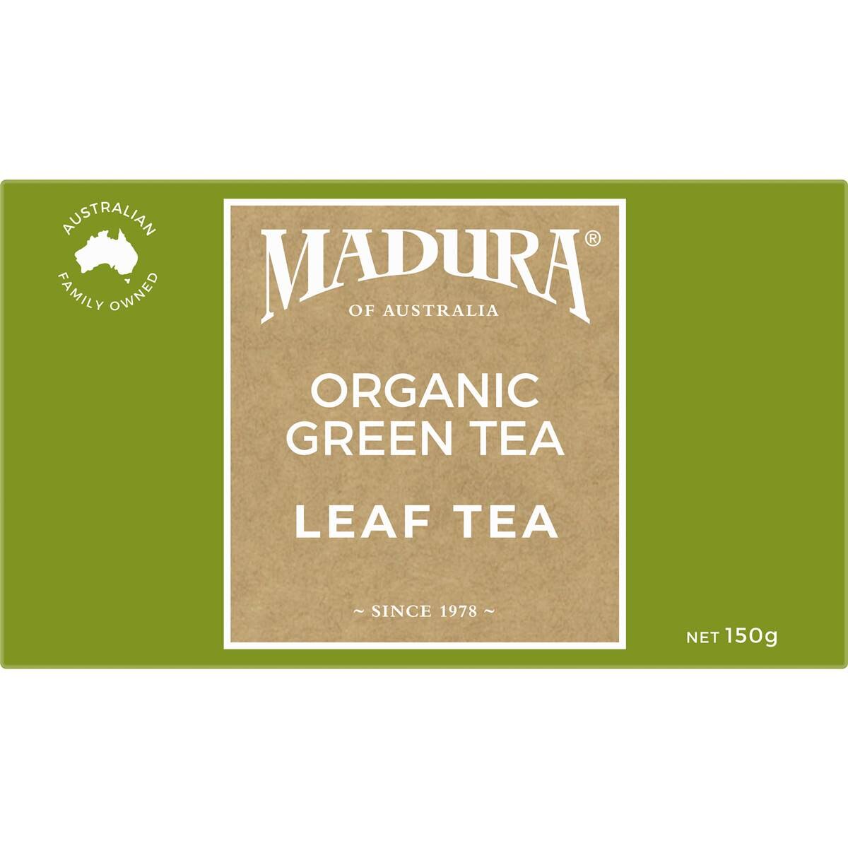 Madura Green Leaf Tea Organic 150g