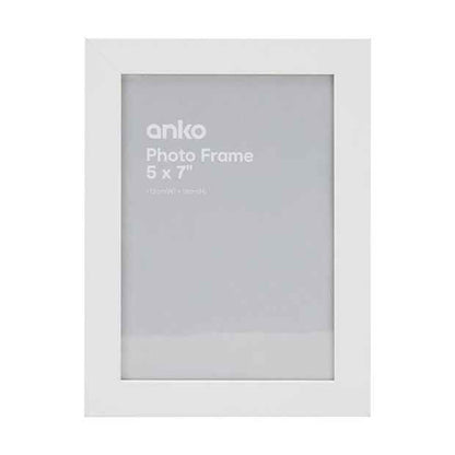 Frame 5" x 7", White - Anko