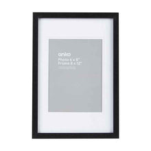 Photo Frame 6in x 8in, Black - Anko