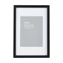 Photo Frame 6in x 8in, Black - Anko