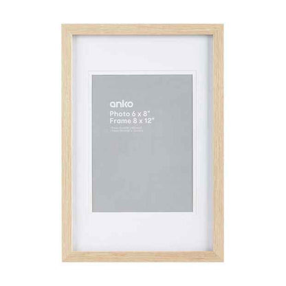 Photo Frame 6" x 8", Natural - Anko