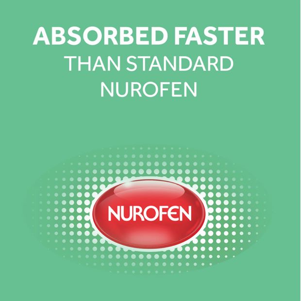Nurofen Zavance Fast Pain Relief Liquid Capsules 200mg Ibuprofen - 20 Pack