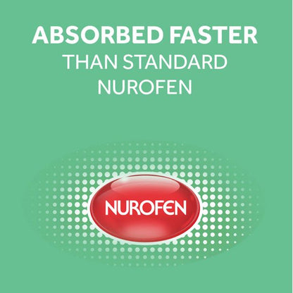 Nurofen Zavance Fast Pain Relief Liquid Capsules 200mg Ibuprofen - 20 Pack