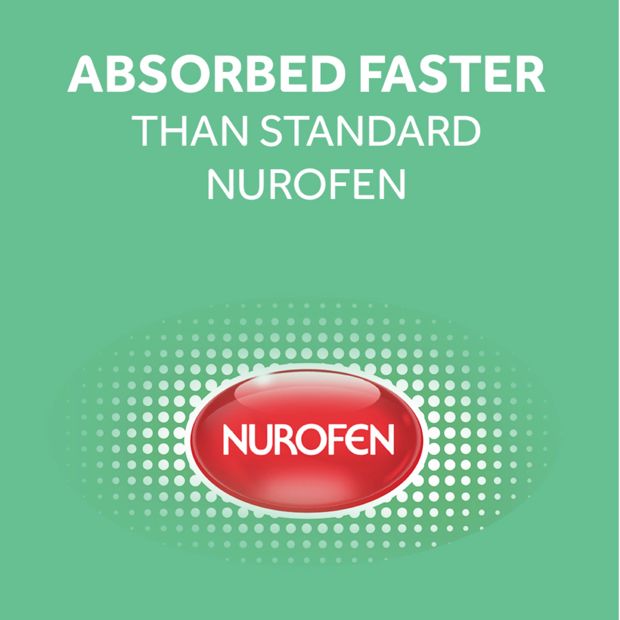 Nurofen Zavance Fast Pain Relief Liquid Capsules 200mg Ibuprofen - 20 Pack