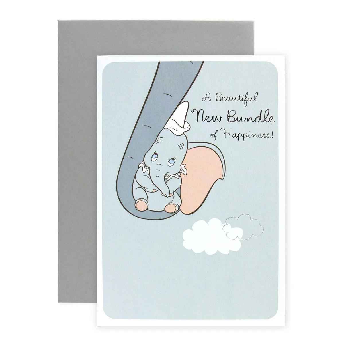 Connections from Hallmark Disney Dumbo New Baby Card - New Bundle