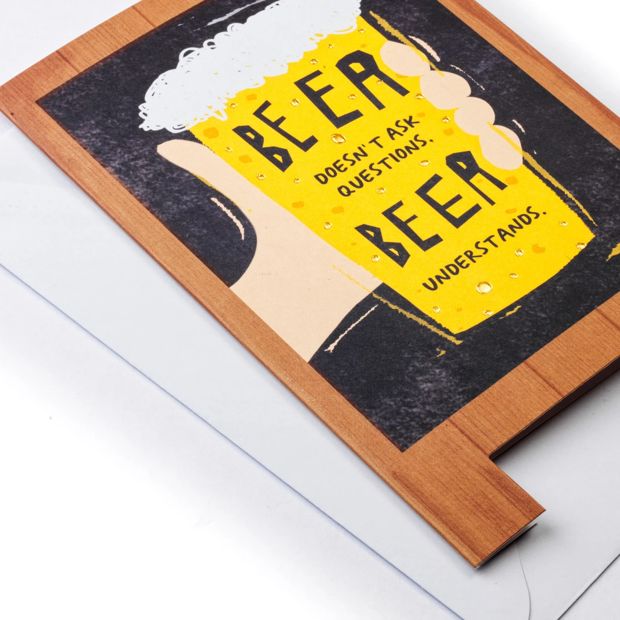 Hallmark Birthday Card - Beer