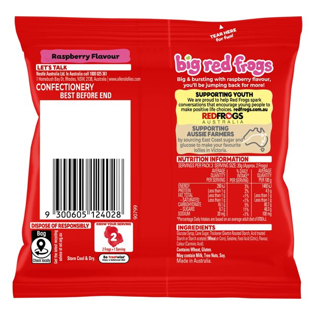 Allen's Frogs Alive - 64g
