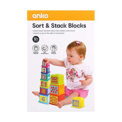 Sort & Stack Blocks Playset - Anko