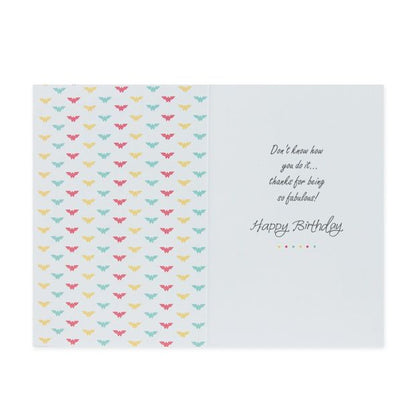 Connections from Hallmark DC Comics Wonder Woman Birthday Card for Mum - Save The Day