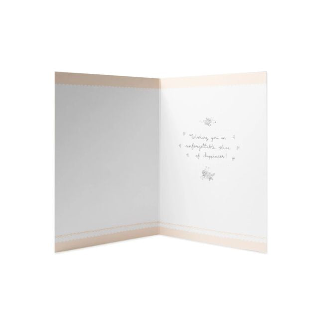 Connections from Hallmark Wedding Congratulations Card - Slice of Happiness