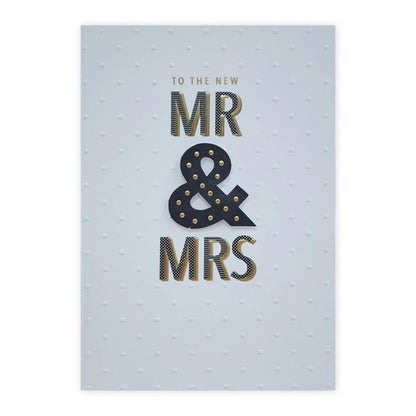 Connections from Hallmark Wedding Card - Mr & Mrs