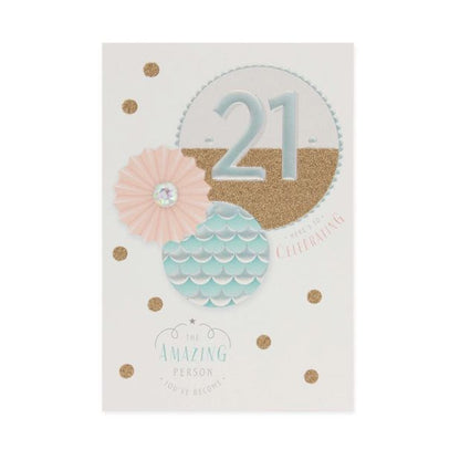 Connections from Hallmark 21st Birthday Card - Amazing Person
