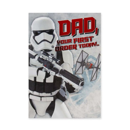 Connections from Hallmark Star Wars Birthday Card for Dad - Stormtrooper