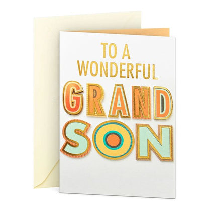Hallmark Wonderful Grandson Birthday Card