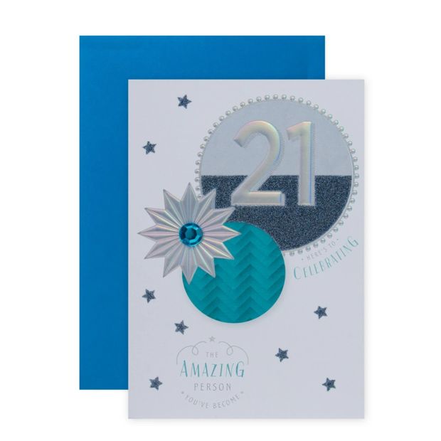 Connections from Hallmark 21st Birthday Card - With Love