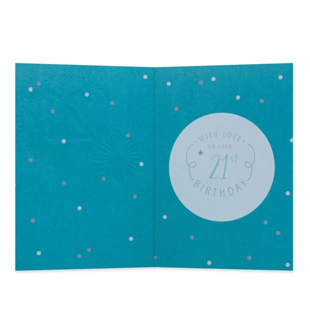 Connections from Hallmark 21st Birthday Card - With Love