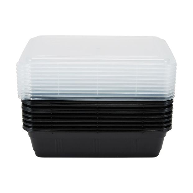 1 Compartment Meal Prep Containers, 10 Pack - Anko