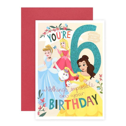 Connections from Hallmark Disney Princess 6th Birthday Card - Make and Wear Paper Jewellery