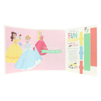 Connections from Hallmark Disney Princess 6th Birthday Card - Make and Wear Paper Jewellery