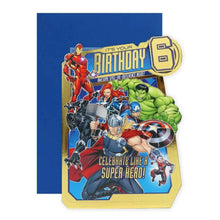 Connections from Hallmark Marvel Avengers 6th Birthday Card - Astonishing Day