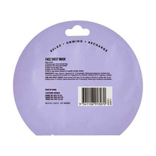 Calming Lavender Facial Sheet Mask