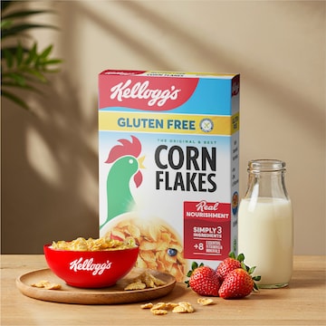 Kellogg's Corn Flakes Gluten Free Breakfast Cereal 270g