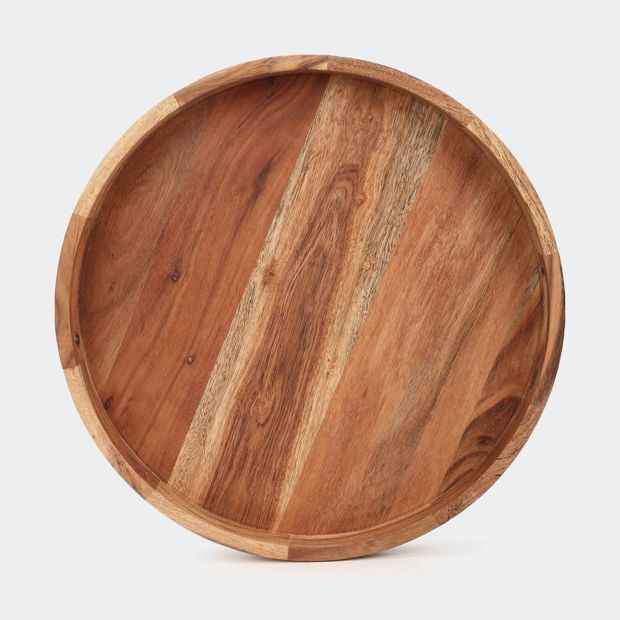 Acacia Round Serving Tray - Anko