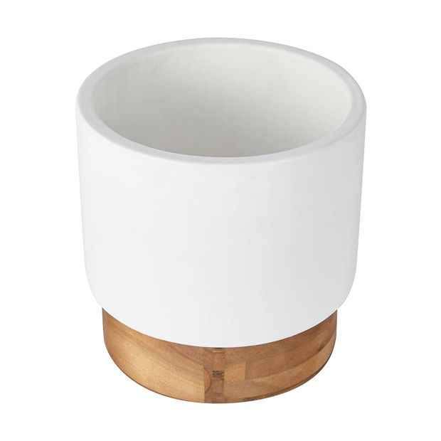Planter with Timber Base - Anko