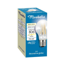 Mirabella E27 7W LED GLS Filament Bulb