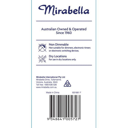 Mirabella E27 7W LED GLS Filament Bulb