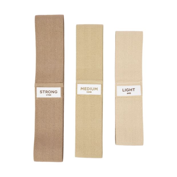 3 Pack Fabric Stretch Bands - Anko