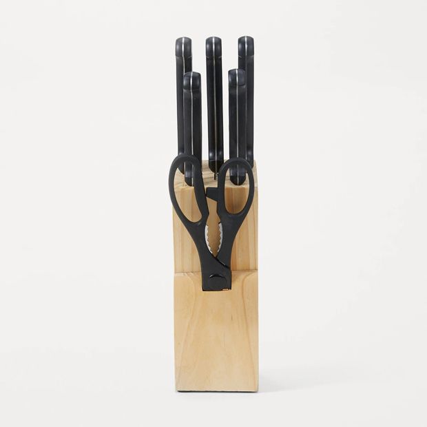 7 Knife Block Set - Anko