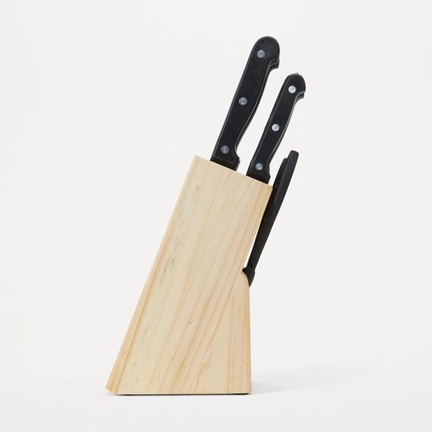7 Knife Block Set - Anko