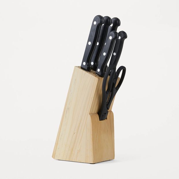 7 Knife Block Set - Anko