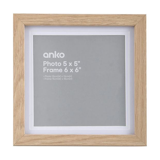 Frame 5" x 5", Natural - Anko