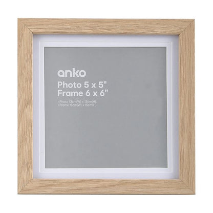 Frame 5" x 5", Natural - Anko