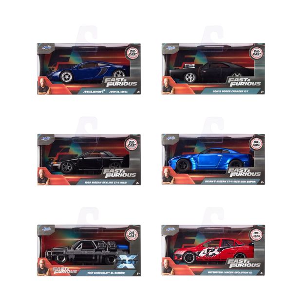 Fast & Furious Metal Die Cast Vehicle - Assorted