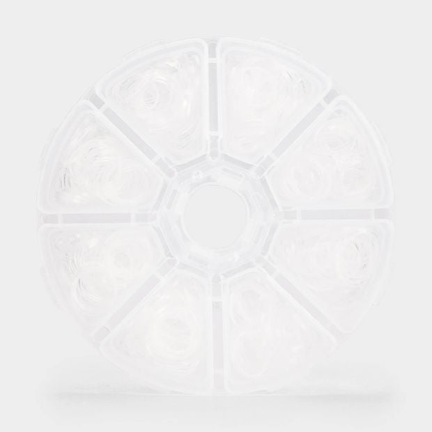 Silicone Hair Ties - Clear